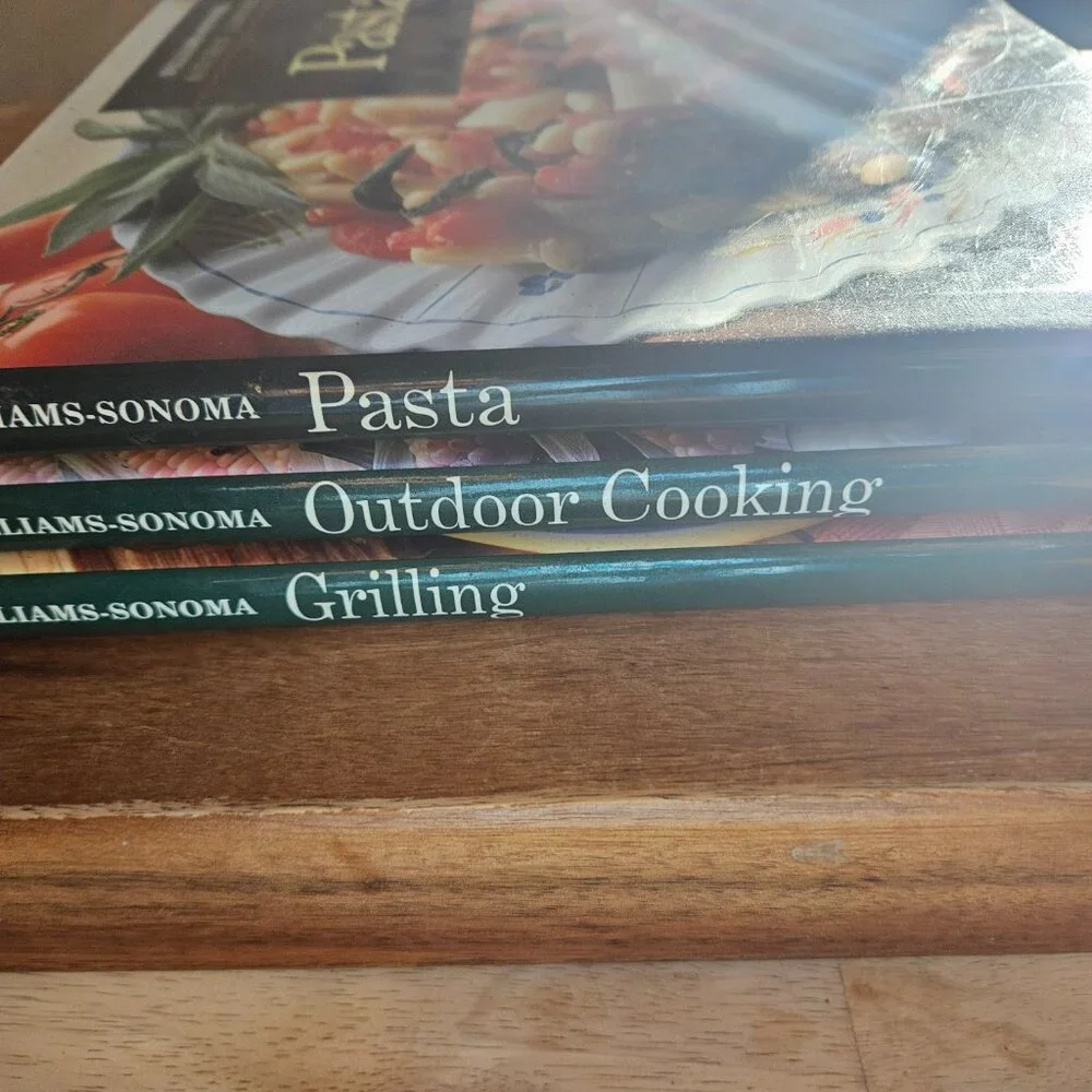 set of three Sonoma Williams cookbook collection